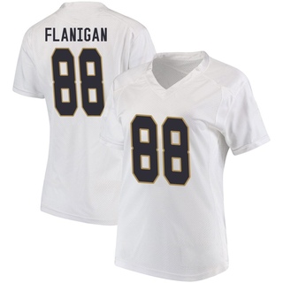 James Flanigan Game White Women's Notre Dame Fighting Irish Football Jersey