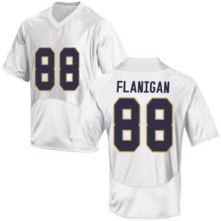 James Flanigan Replica White Men's Notre Dame Fighting Irish Football Jersey