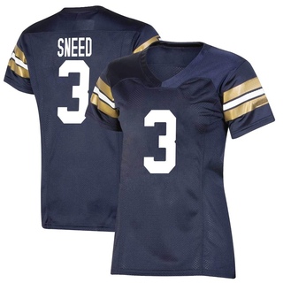 Jaylen Sneed Premier Navy Women's Notre Dame Fighting Irish Replica 2021 Shamrock Series Football Jersey