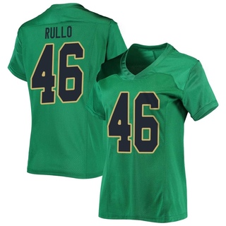 Jerry Rullo Replica Green Women's Notre Dame Fighting Irish Football Jersey
