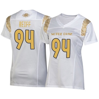 Joe Reiff Replica White Women's Notre Dame Fighting Irish 2022 Shamrock Series Jersey
