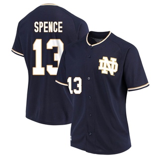 Joey Spence Replica Navy Women's Notre Dame Fighting Irish Performance Baseball Jersey