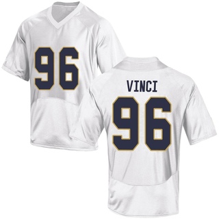 Joseph Vinci Game White Men's Notre Dame Fighting Irish Football Jersey