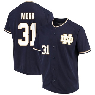 Keenan Mork Replica Navy Youth Notre Dame Fighting Irish Performance Baseball Jersey