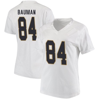Kevin Bauman Game White Women's Notre Dame Fighting Irish Football Jersey