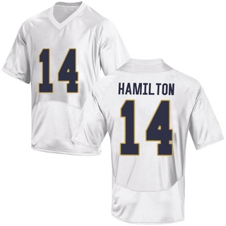 Kyle Hamilton Replica White Youth Notre Dame Fighting Irish Football Jersey