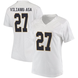 Kyngstonn Viliamu-Asa Game White Women's Notre Dame Fighting Irish Football Jersey