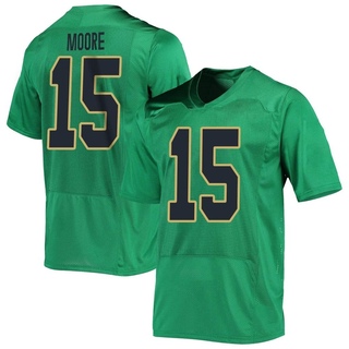Leonard Moore Replica Green Youth Notre Dame Fighting Irish Football Jersey
