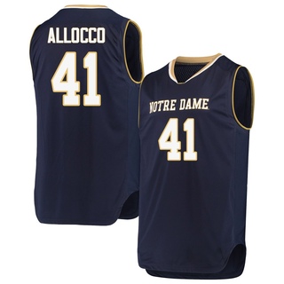 Matt Allocco Replica Navy Men's Notre Dame Fighting Irish Basketball Jerseys