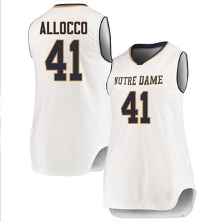 Matt Allocco Replica White Women's Notre Dame Fighting Irish Basketball Jerseys