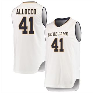 Matt Allocco Replica White Youth Notre Dame Fighting Irish Basketball Jerseys