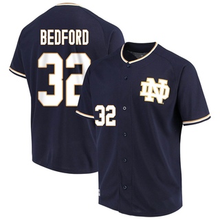 Matt Bedford Replica Navy Youth Notre Dame Fighting Irish Performance Baseball Jersey