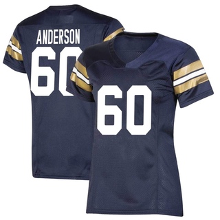 Max Anderson Premier Navy Women's Notre Dame Fighting Irish Replica 2021 Shamrock Series Football Jersey