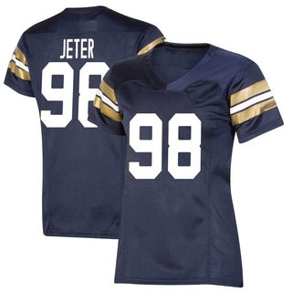 Mitch Jeter Premier Navy Women's Notre Dame Fighting Irish Replica 2021 Shamrock Series Football Jersey