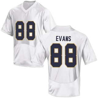 Mitchell Evans Game White Youth Notre Dame Fighting Irish Football Jersey