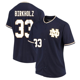 Radek Birkholz Replica Navy Women's Notre Dame Fighting Irish Performance Baseball Jersey