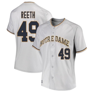 Ricky Reeth Replica Gray Women's Notre Dame Fighting Irish Performance Baseball Jersey
