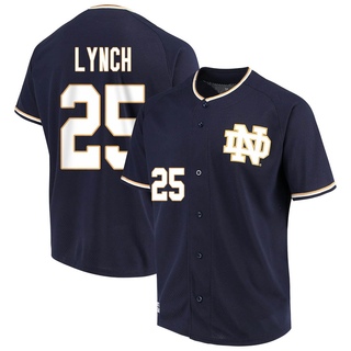 Ryan Lynch Replica Navy Men's Notre Dame Fighting Irish Performance Baseball Jersey