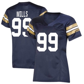 Rylie Mills Premier Navy Women's Notre Dame Fighting Irish Replica 2021 Shamrock Series Football Jersey