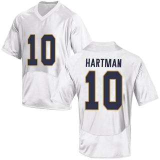 Sam Hartman Replica White Men's Notre Dame Fighting Irish Football Jersey