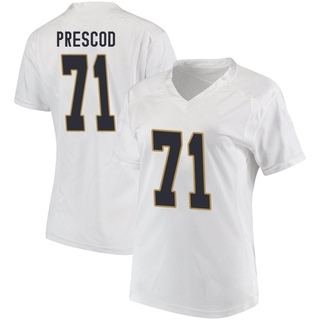 Styles Prescod Game White Women's Notre Dame Fighting Irish Football Jersey