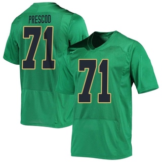 Styles Prescod Replica Green Youth Notre Dame Fighting Irish Football Jersey