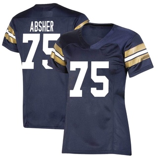 Sullivan Absher Premier Navy Women's Notre Dame Fighting Irish Replica 2021 Shamrock Series Football Jersey