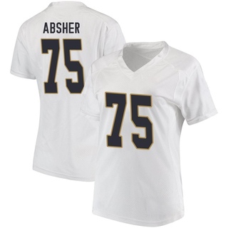 Sullivan Absher Replica White Women's Notre Dame Fighting Irish Football Jersey