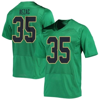 Teddy Rezac Replica Green Youth Notre Dame Fighting Irish Football Jersey