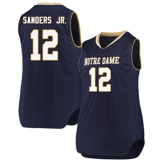 Tony Sanders Jr. Replica Navy Women's Notre Dame Fighting Irish Basketball Jerseys