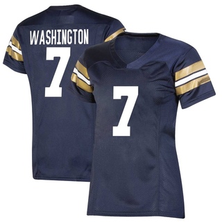 Ty Washington Premier Navy Women's Notre Dame Fighting Irish Replica 2021 Shamrock Series Football Jersey