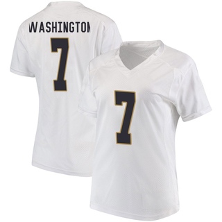 Ty Washington Replica White Women's Notre Dame Fighting Irish Football Jersey
