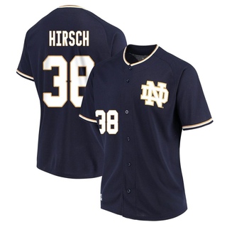 Xavier Hirsch Replica Navy Women's Notre Dame Fighting Irish Performance Baseball Jersey