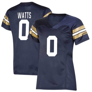 Xavier Watts Premier Navy Women's Notre Dame Fighting Irish Replica 2021 Shamrock Series Football Jersey